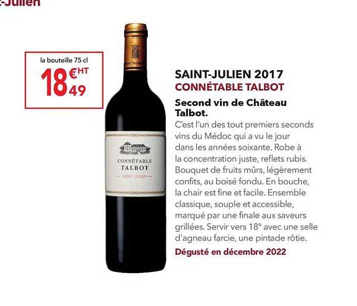saint-julien 2017 connétable talbot