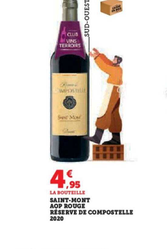 saint-mont aop rouge réserve de compostelle 2020