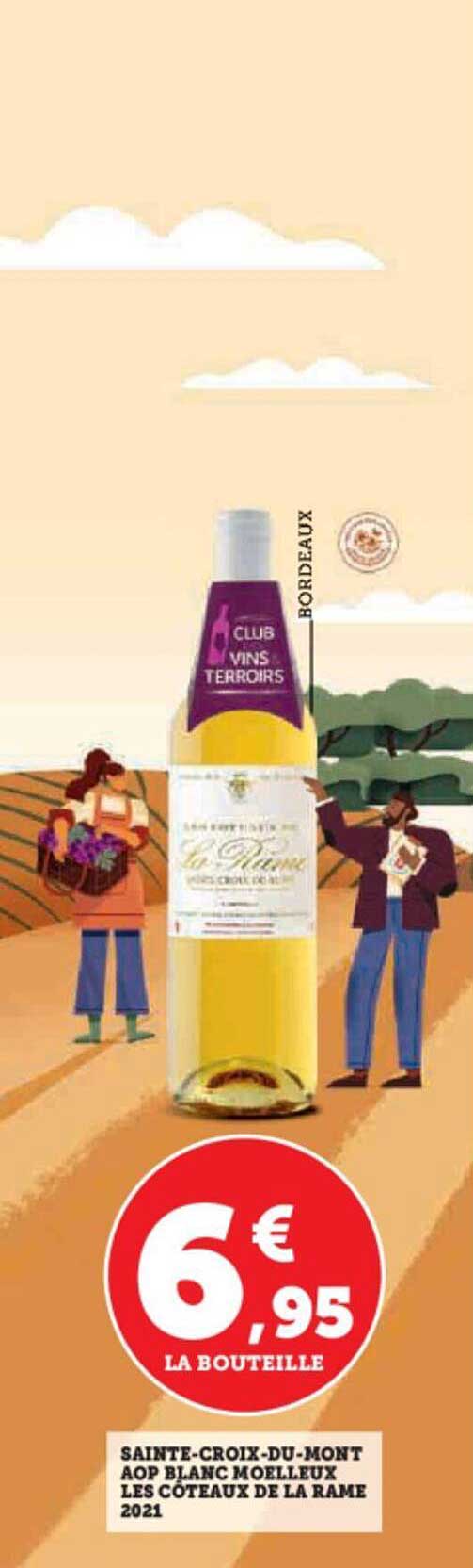 sainte-croix-du-mont aop blanc moelleux les côteaux de la rame 2021