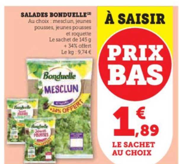 Salades Bonduelle