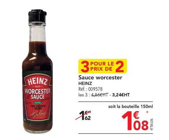 Sauce Worcester Heinz