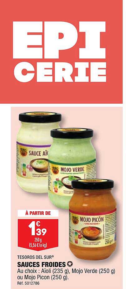 sauces froides tesoros del sur