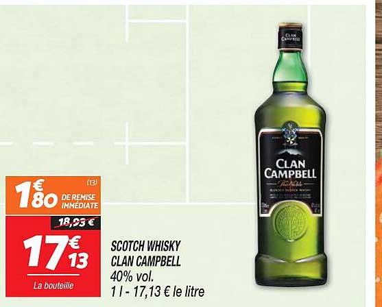 scotch whisky clan campbell