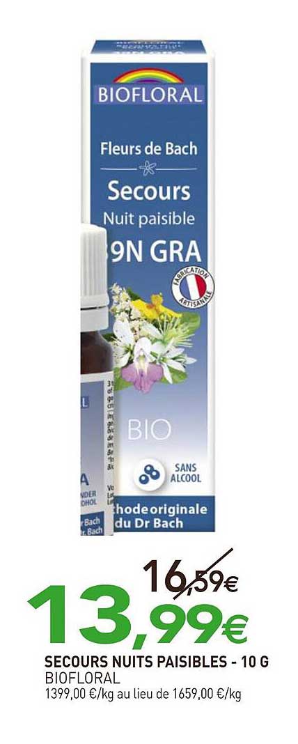 secours nuits paisibles biofloral