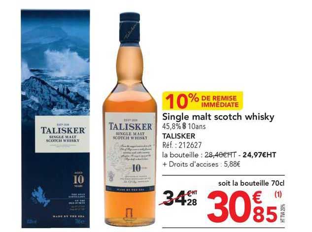 single malt scotch whisky talisker