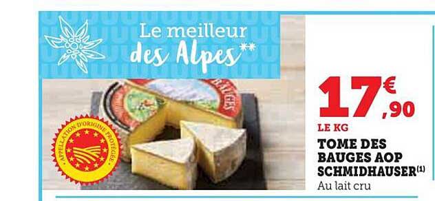 tome des bauges aop schmidhauser