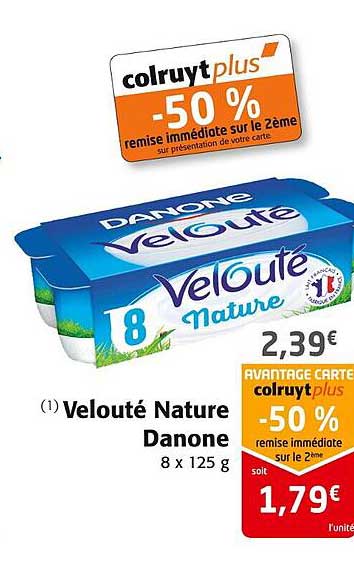 Velouté Nature Danone