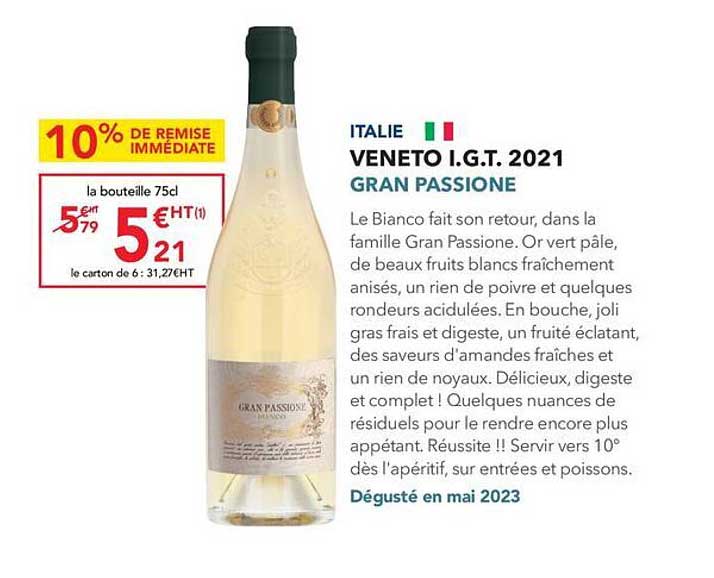 veneto i.g.t. 2021 gran passione