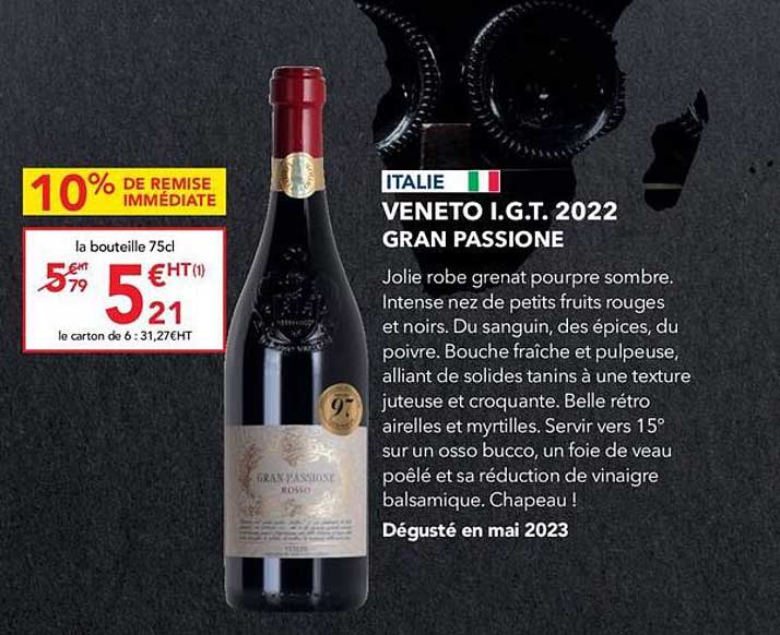 veneto i.g.t. 2022 gran passione