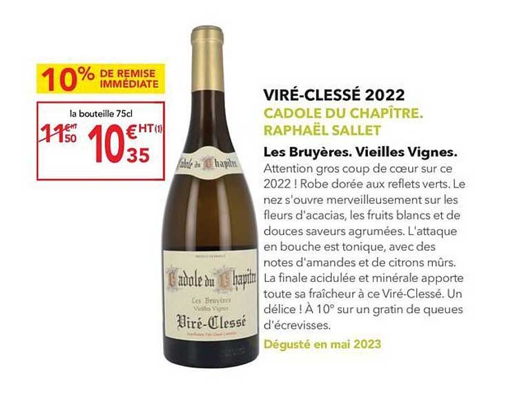 viré-clessé 2022 cadole du chapitre raphaël sallet