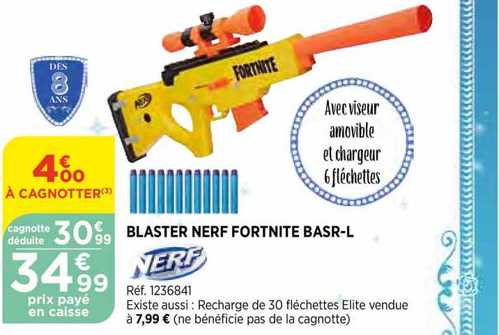 blaster nerf fortnite basr l nerf