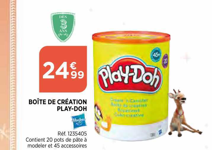 boîte de création play doh