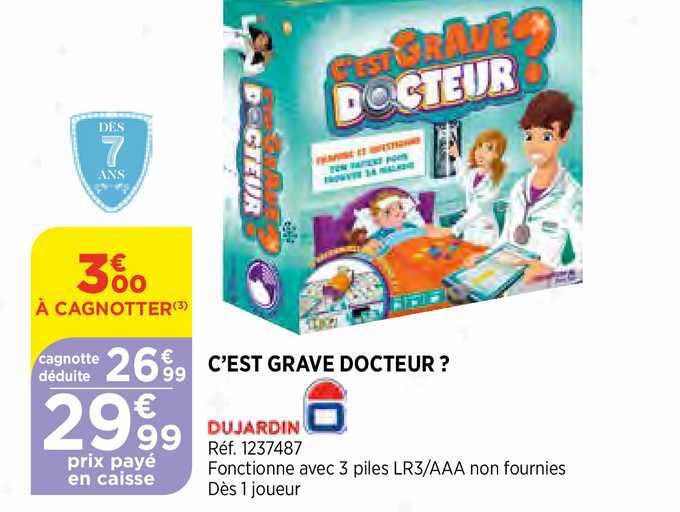 c'est grave docteur ? dujardin