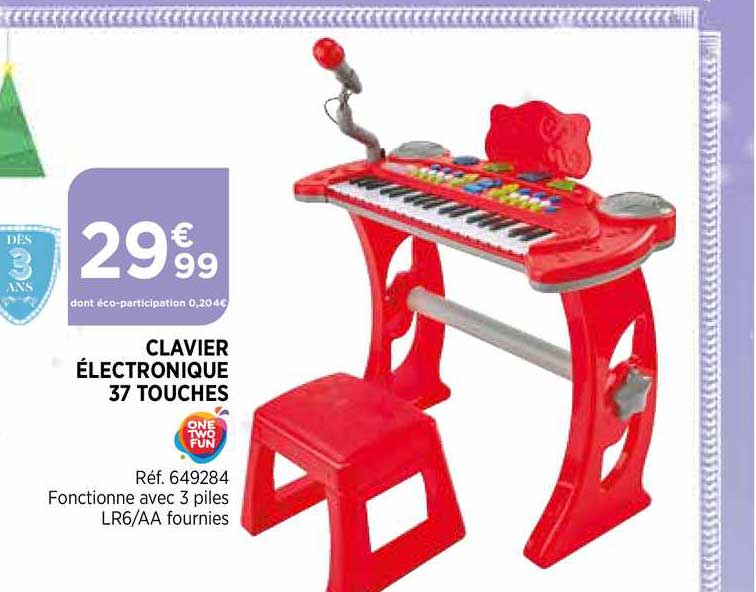 clavier électronique 37 touches