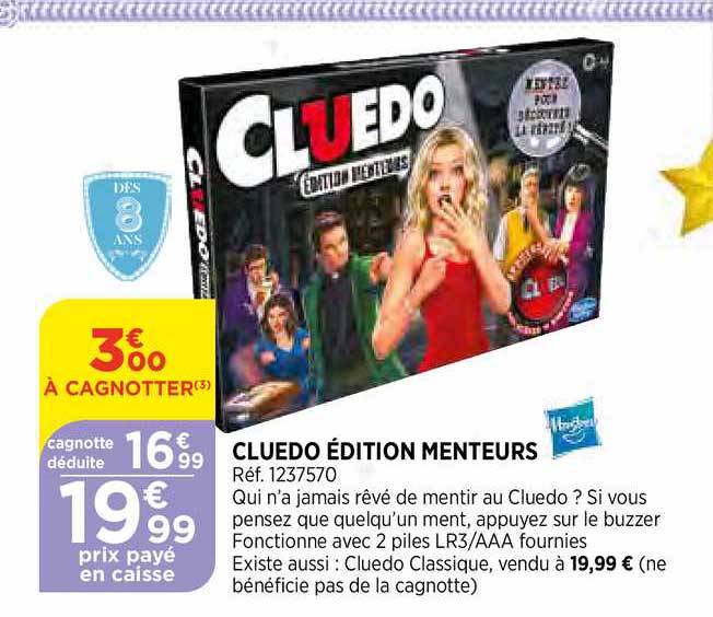 cluedo édition menteurs