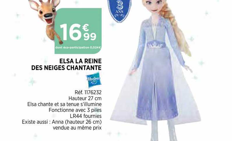 elsa la reine des neiges chantante