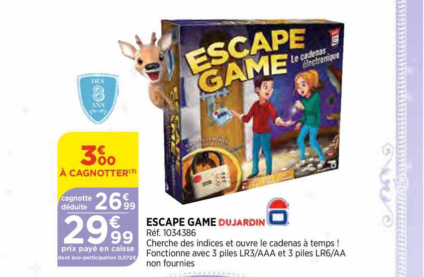 escape game dujardin