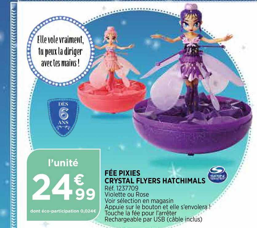 fée pixies crystal flyers hatchimals