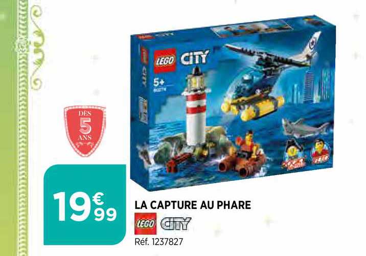 la capture au phare lego city