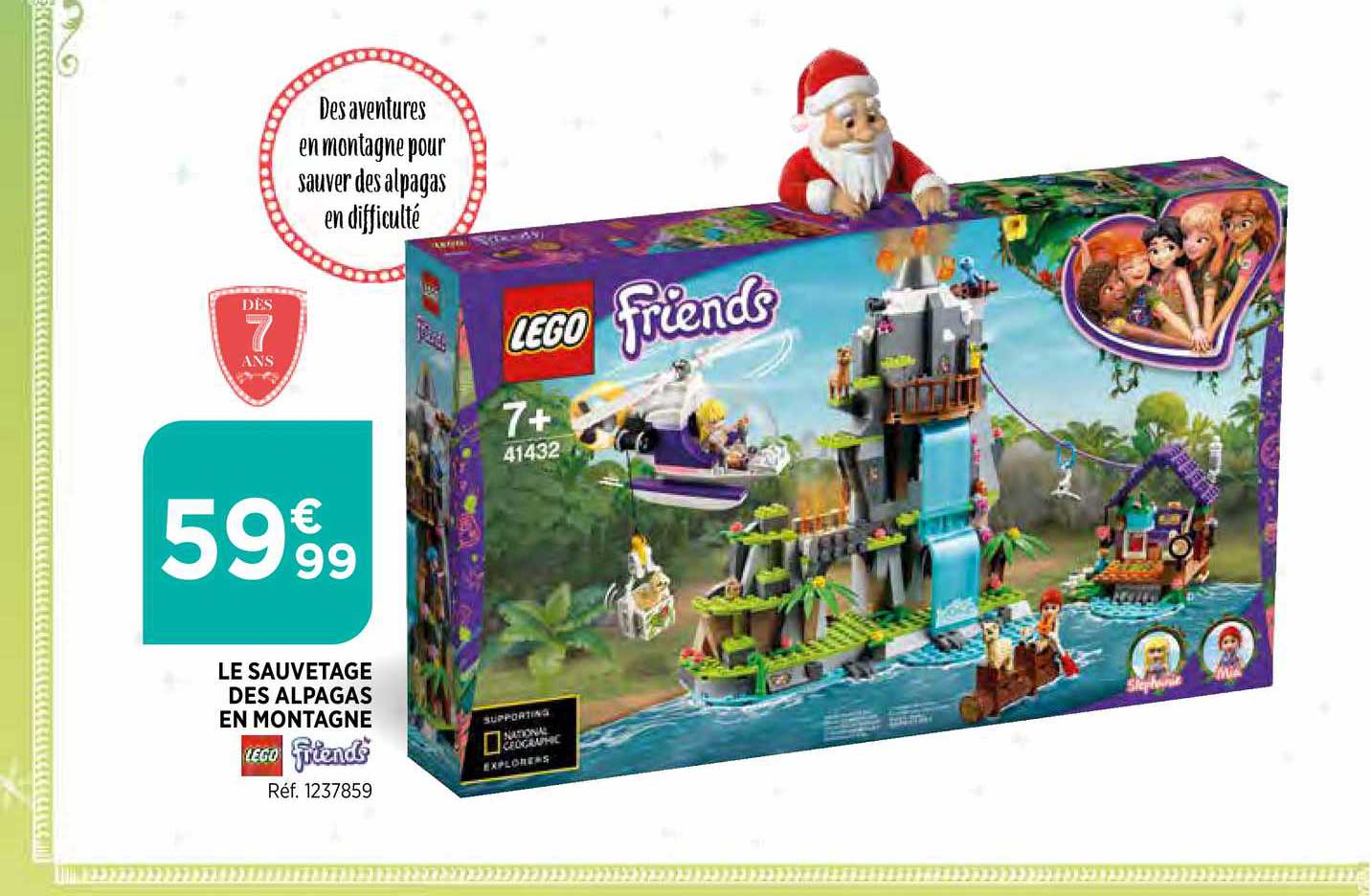 le sauvetage des alpagas en montagne lego friends