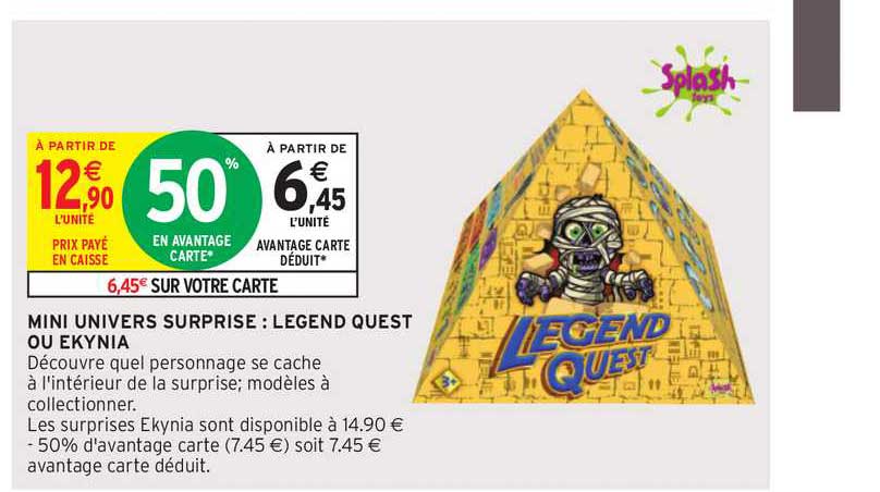 mini univers surprise legend quest ou ekynia