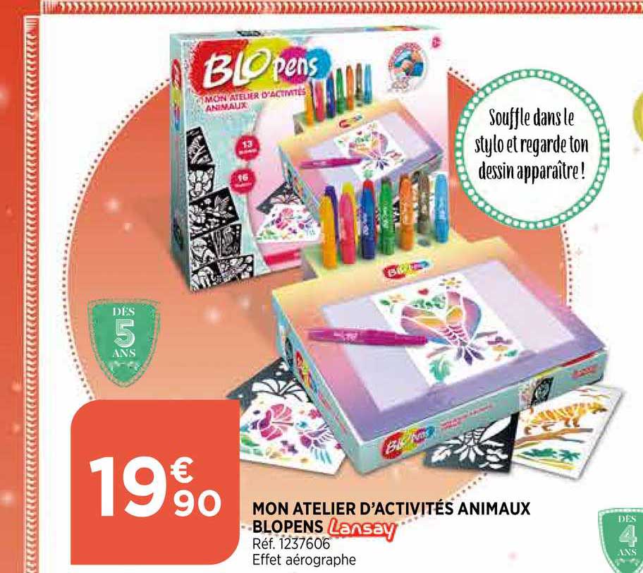 mon atelier d'activités animaux blopens lansay