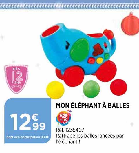 mon éléphant à balles