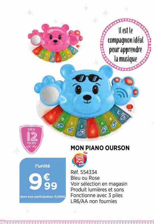 mon piano ourson