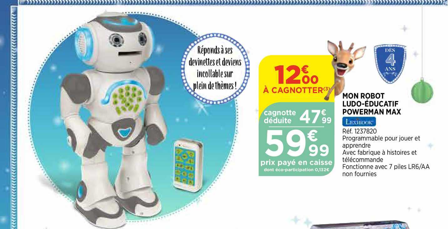 mon robot ludo éducatif powerman max