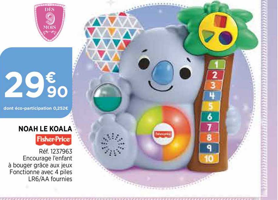 noah le koala frisher price