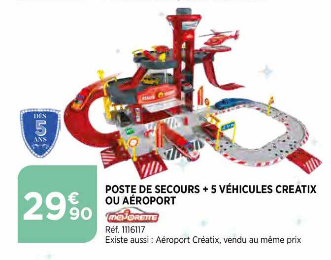 poste de secours + 5 véhicules creatix ou aéroport