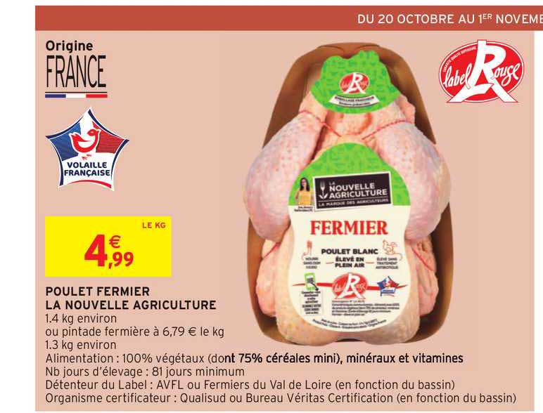 poulet fermier la nouvelle agriculture