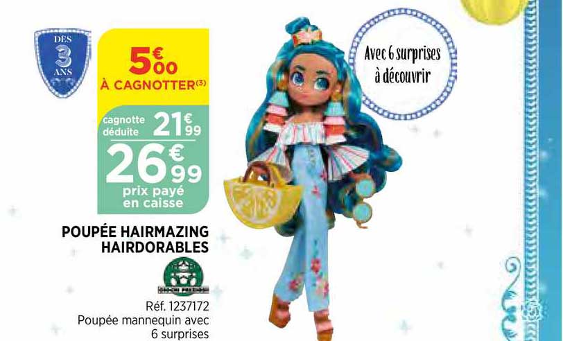poupée hairmazing hairdorables