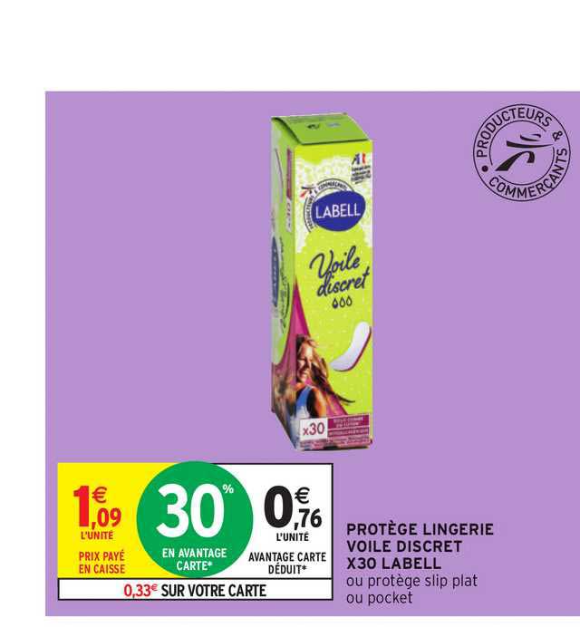 protège lingerie voile discret x30 labell