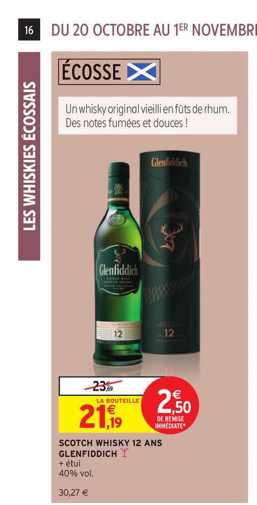 Scotch Whisky 12 Ans Glenfiddich