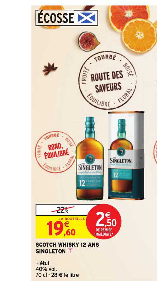 scotch whisky 12 ans singleton