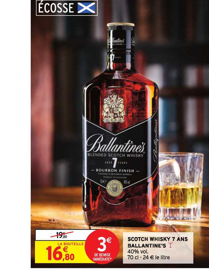 scotch whisky 7 ans ballantine's