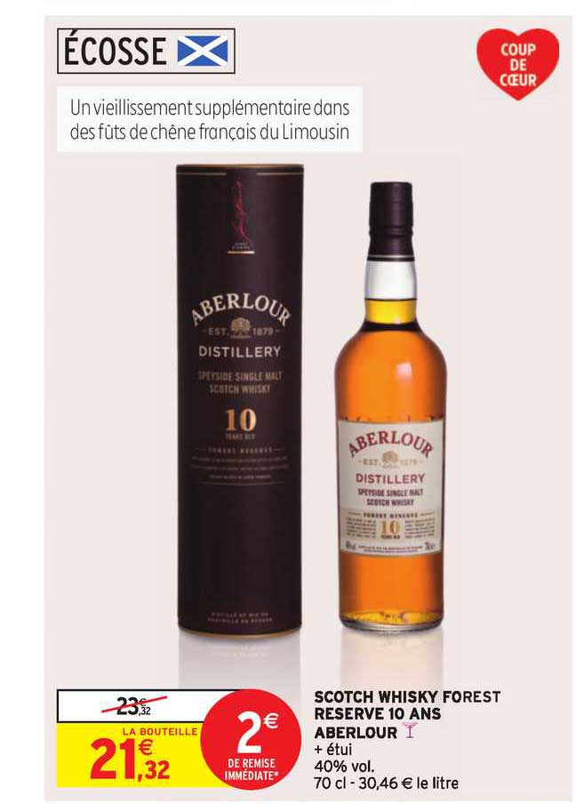 scotch whisky foret reserve 10 ans aberlour