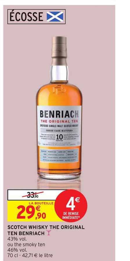 scotch whisky the original ten benriach