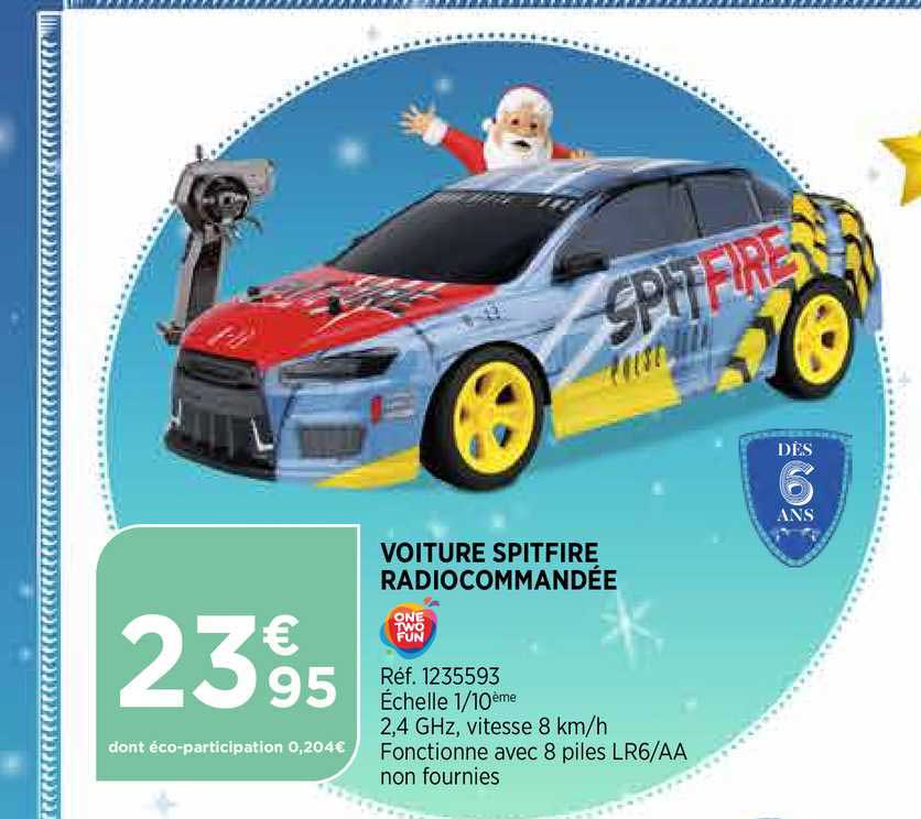 voiture spitfire radiocommandée