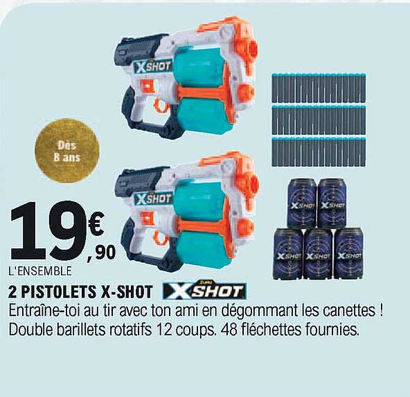 2 Pistolets X-shot