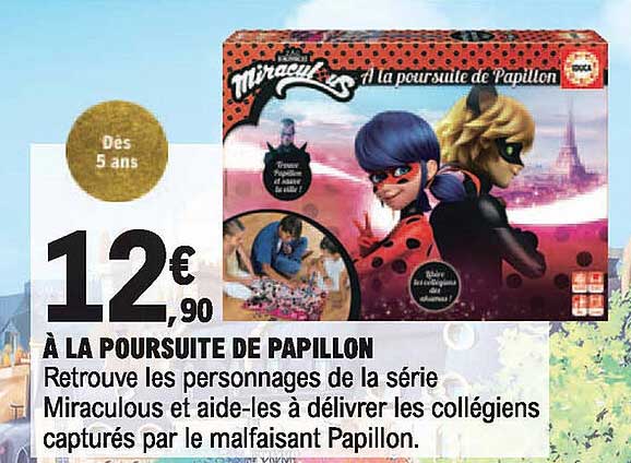 à la poursuite de papillon