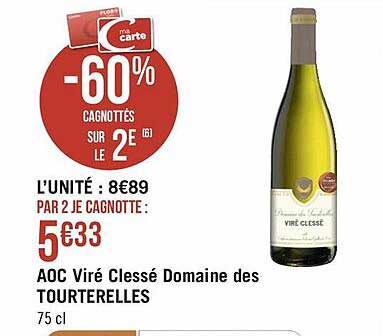 aoc viré clessé domaine des tourterelles