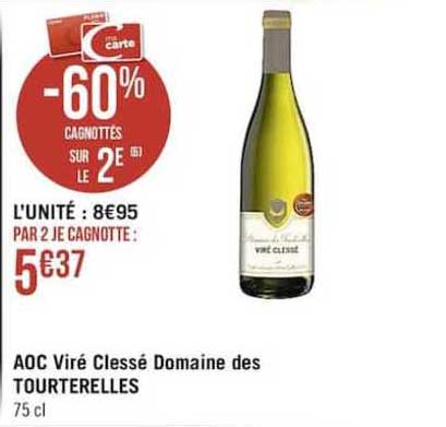 aoc viré clessé domaine des tourterelles