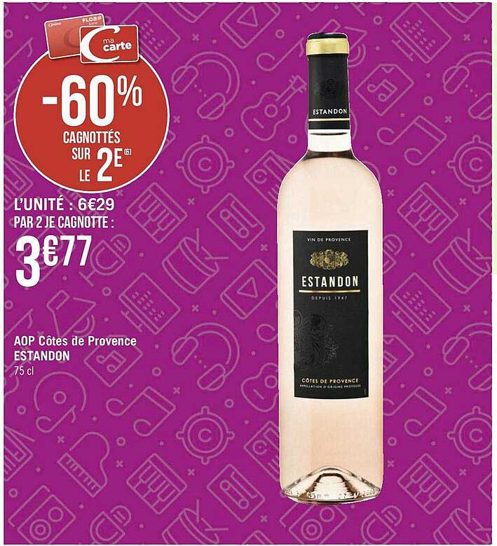 Aop Côtes De Provence Estandon