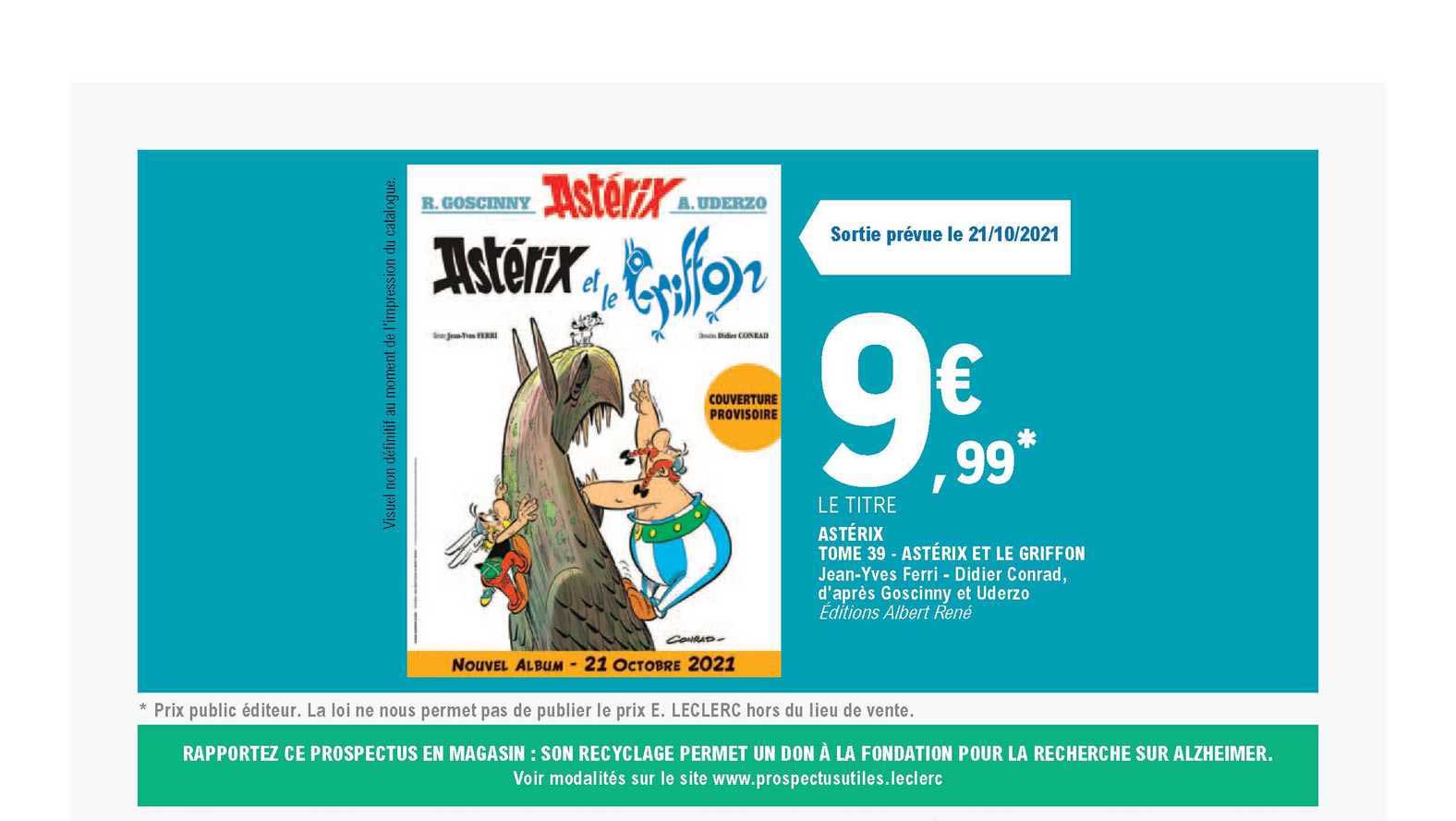 astérix tome 39 - astérix et le griffon