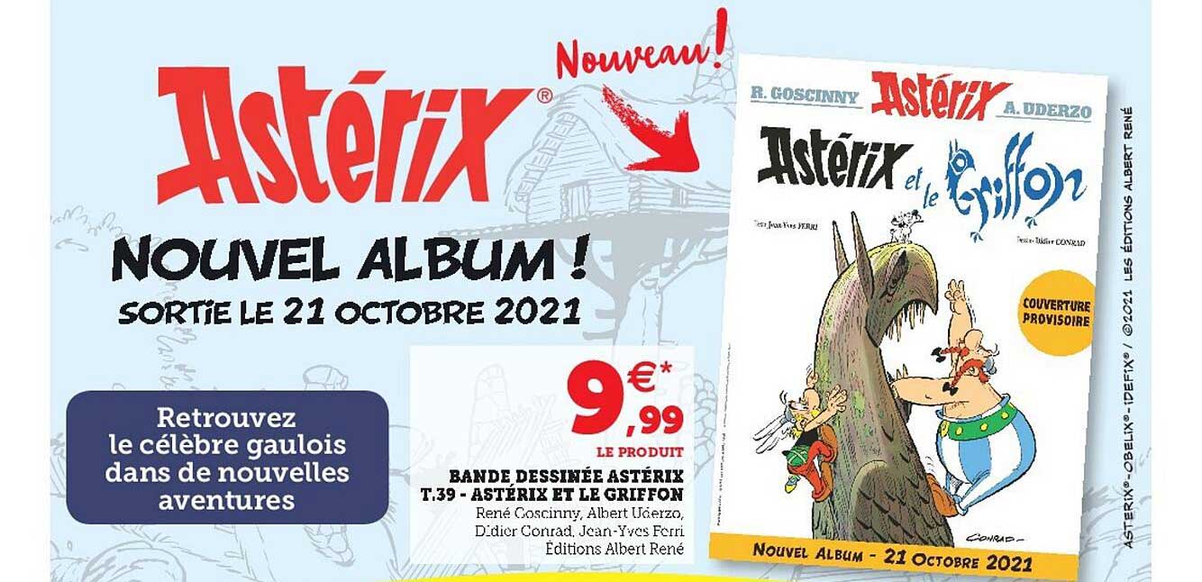 bande dessinée astérix t.39 - astérix et le griffon