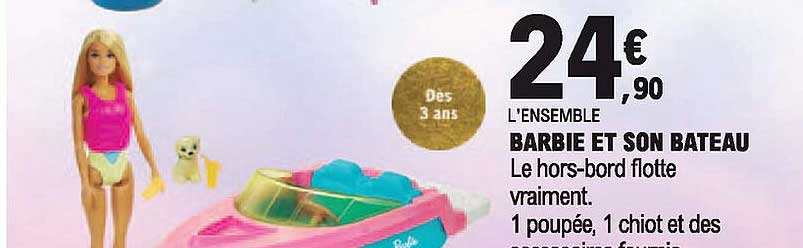 barbie et son bateau