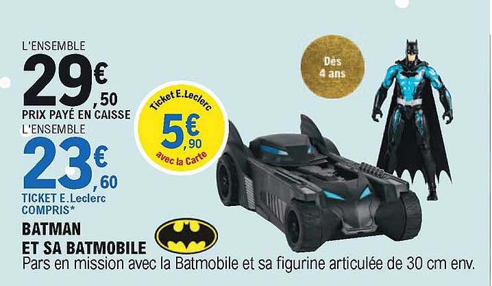 batman et sa batmobile