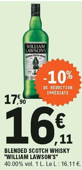 blended scotch whisky "william lawson's"